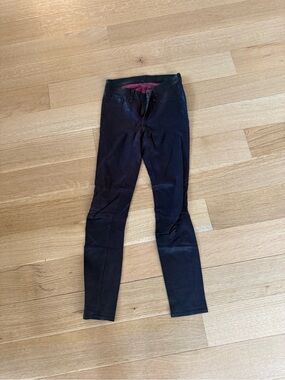 Rag & Bone burgundy, leather pants